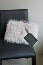 【ガリャルダガランテ/GALLARDAGALANTE】の【2.718】シャギーリングハンドルバッグ ライトグレー|ID: prp329100004687914 ipo3291000000035724836