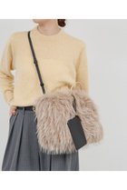 【ガリャルダガランテ/GALLARDAGALANTE】の【2.718】シャギーリングハンドルバッグ ベージュ|ID: prp329100004687914 ipo3291000000035724838