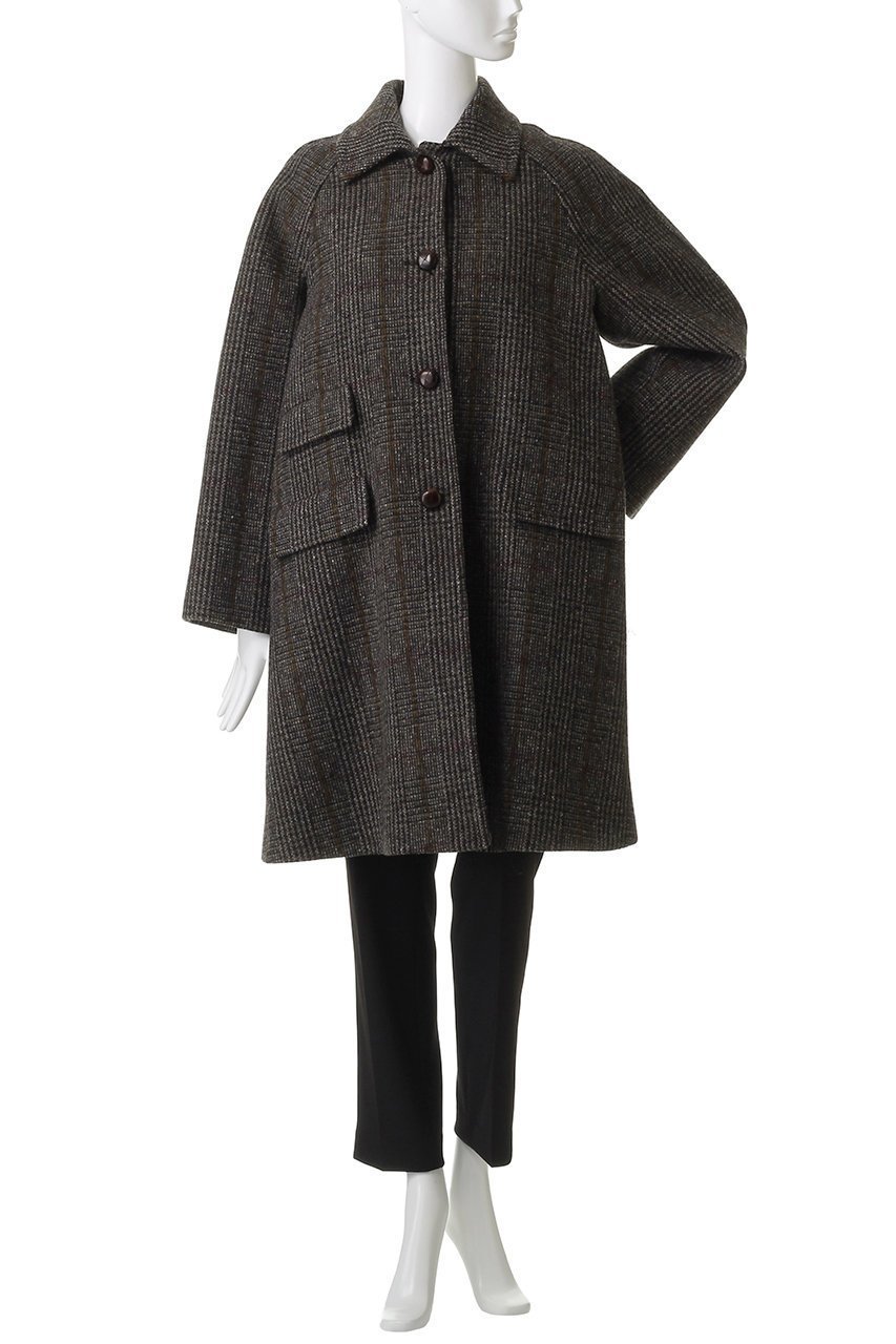 【マックスマーラ/Max Mara】の【Weekend Max Mara】PITONE Lana Vergine チェックコート 人気、トレンドファッション・服の通販 founy(ファニー) 　ファッション　Fashion　レディースファッション　Fashion for Women　アウター　Coat / Outerwear Collection　コート・ロングコート・ピーコート　Long Coats, Peacoats & More　なめらか　Smooth, Silky Texture　インナー　Innerwear　エレガント 上品　Elegant　オケージョン　Occasion Wear　クラシカル　Classical, Vintage-Inspired　チェック　Check, Plaid, Tartan　ロング　Long, Long-Length　新作・新入荷　New Arrivals / New In　other-2|ID: prp329100004687917 ipo3291000000033852564
