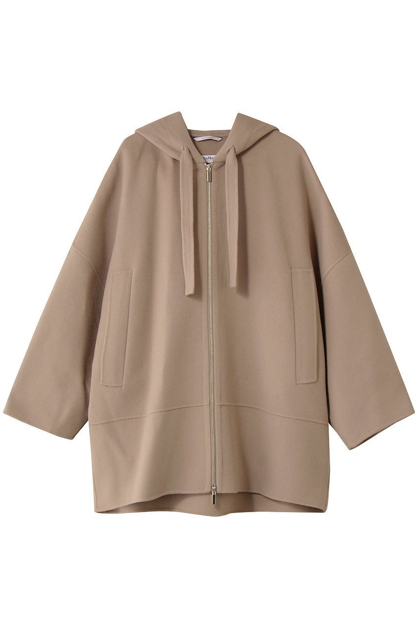 【マックスマーラ/Max Mara】の【 S Max Mara】LEILA Lana Vergine フーディージップ ショートコート 人気、トレンドファッション・服の通販 founy(ファニー) 　ファッション　Fashion　レディースファッション　Fashion for Women　アウター　Coat / Outerwear Collection　コート・ロングコート・ピーコート　Long Coats, Peacoats & More　なめらか　Smooth, Silky Texture　エレガント 上品　Elegant　ショート　Short, Short Length　ジップ　Zip, Zipper　 other-1|ID: prp329100004687918 ipo3291000000036227140