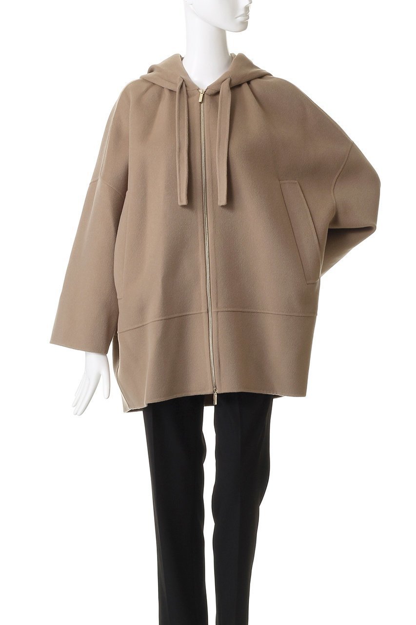 【マックスマーラ/Max Mara】の【 S Max Mara】LEILA Lana Vergine フーディージップ ショートコート 人気、トレンドファッション・服の通販 founy(ファニー) 　ファッション　Fashion　レディースファッション　Fashion for Women　アウター　Coat / Outerwear Collection　コート・ロングコート・ピーコート　Long Coats, Peacoats & More　なめらか　Smooth, Silky Texture　エレガント 上品　Elegant　ショート　Short, Short Length　ジップ　Zip, Zipper　other-2|ID: prp329100004687918 ipo3291000000036227142