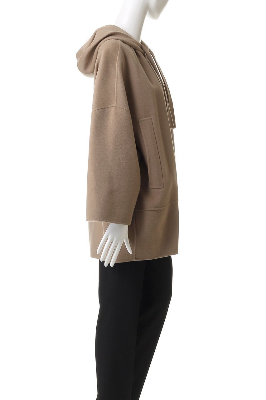 【マックスマーラ/Max Mara】の【 S Max Mara】LEILA Lana Vergine フーディージップ ショートコート 人気、トレンドファッション・服の通販 founy(ファニー) 　ファッション　Fashion　レディースファッション　Fashion for Women　アウター　Coat / Outerwear Collection　コート・ロングコート・ピーコート　Long Coats, Peacoats & More　なめらか　Smooth, Silky Texture　エレガント 上品　Elegant　ショート　Short, Short Length　ジップ　Zip, Zipper　other-3|ID: prp329100004687918 ipo3291000000036227143