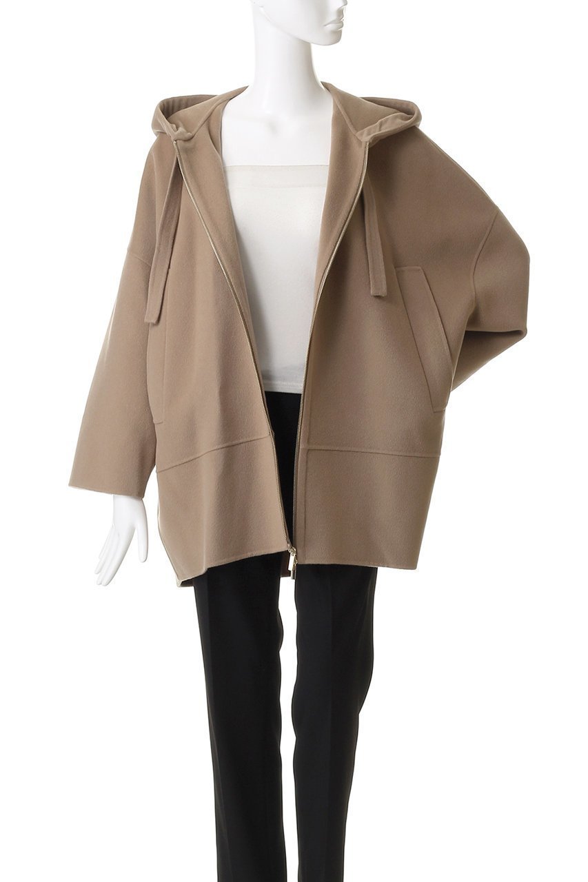 【マックスマーラ/Max Mara】の【 S Max Mara】LEILA Lana Vergine フーディージップ ショートコート 人気、トレンドファッション・服の通販 founy(ファニー) 　ファッション　Fashion　レディースファッション　Fashion for Women　アウター　Coat / Outerwear Collection　コート・ロングコート・ピーコート　Long Coats, Peacoats & More　なめらか　Smooth, Silky Texture　エレガント 上品　Elegant　ショート　Short, Short Length　ジップ　Zip, Zipper　other-7|ID: prp329100004687918 ipo3291000000036227147