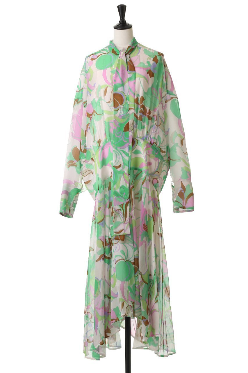 【ブラミンク/BLAMINK】のフラワープリントリボンワンピース 人気、トレンドファッション・服の通販 founy(ファニー) ファッション Fashion レディースファッション Fashion for Women ワンピース Dresses チュニック Tunic Tops & Dresses チュニック Tunic, Long Top フラワー Flower, Floral フレア Flare, Flared プリント Print, Printed Pattern リボン Ribbon, Bow エレガント 上品 Elegant other-2|ID: prp329100004687928 ipo3291000000035381141