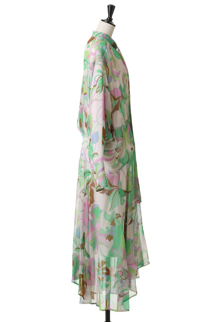 【ブラミンク/BLAMINK】のフラワープリントリボンワンピース 人気、トレンドファッション・服の通販 founy(ファニー) ファッション Fashion レディースファッション Fashion for Women ワンピース Dresses チュニック Tunic Tops & Dresses チュニック Tunic, Long Top フラワー Flower, Floral フレア Flare, Flared プリント Print, Printed Pattern リボン Ribbon, Bow エレガント 上品 Elegant other-3|ID: prp329100004687928 ipo3291000000035381142