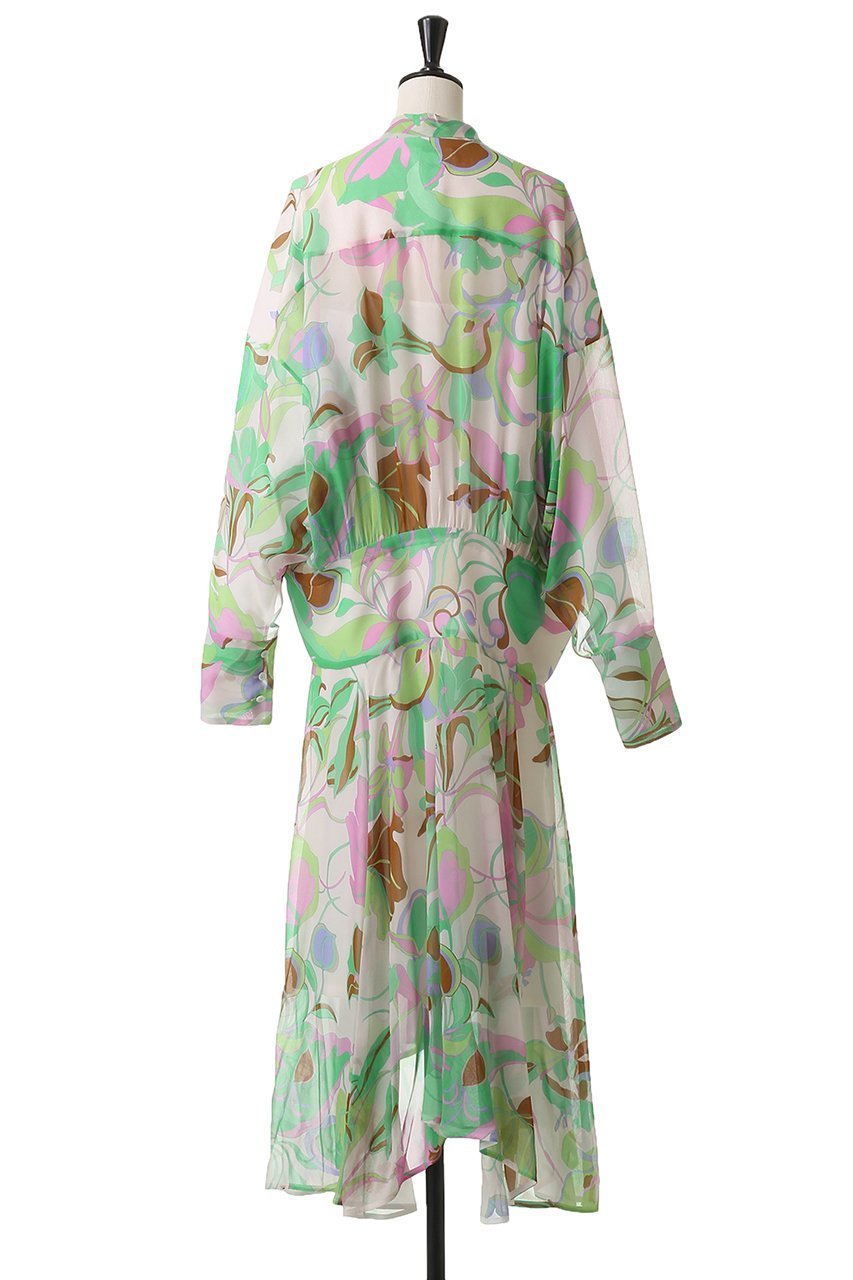 【ブラミンク/BLAMINK】のフラワープリントリボンワンピース 人気、トレンドファッション・服の通販 founy(ファニー) ファッション Fashion レディースファッション Fashion for Women ワンピース Dresses チュニック Tunic Tops & Dresses チュニック Tunic, Long Top フラワー Flower, Floral フレア Flare, Flared プリント Print, Printed Pattern リボン Ribbon, Bow エレガント 上品 Elegant other-4|ID: prp329100004687928 ipo3291000000035381143