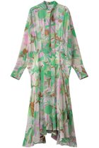 【ブラミンク/BLAMINK】のフラワープリントリボンワンピース オフホワイト|ID: prp329100004687928 ipo3291000000036227167