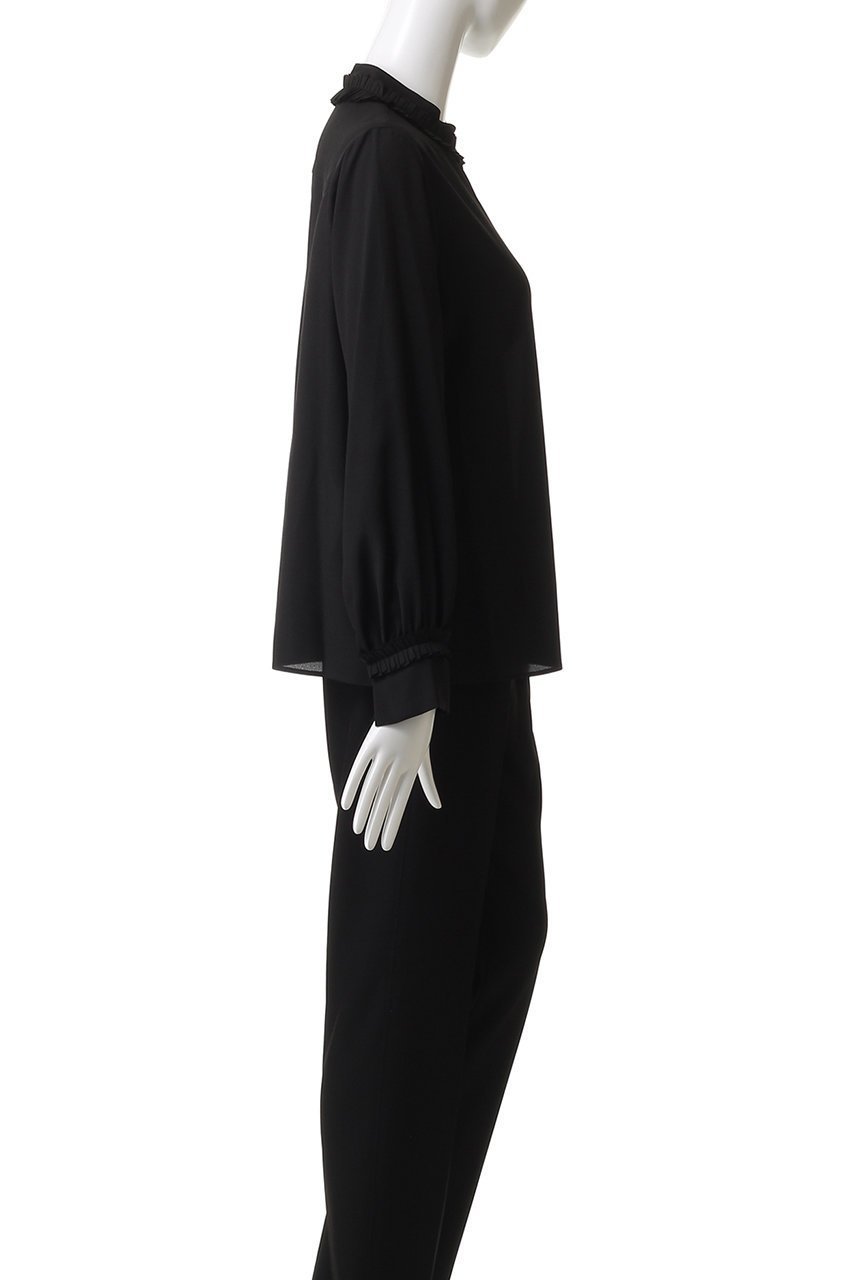 【アナイ/ANAYI】のポリデシンプリーツディテールブラウス 人気、トレンドファッション・服の通販 founy(ファニー) 　ファッション　Fashion　レディースファッション　Fashion for Women　トップス・カットソー　Cut & Sew Tops　シャツ・ブラウス・オフィスカジュアル　Elegant Blouses & Button-Ups　クラシカル　Classical, Vintage-Inspired　スリーブ　Sleeve, Long Sleeve / Short Sleeve　セレモニー　Ceremony　ファブリック　Fabric, Textile　プリーツ　Pleats, Pleated　リュクス　Luxury, Elegant, High-End, Chic　ロング　Long, Long-Length　エレガント 上品　Elegant　other-3|ID: prp329100004687934 ipo3291000000036104905