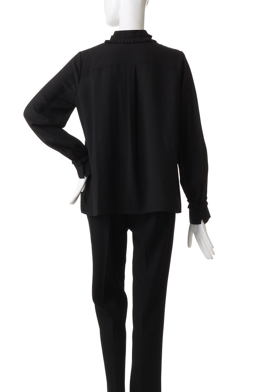 【アナイ/ANAYI】のポリデシンプリーツディテールブラウス 人気、トレンドファッション・服の通販 founy(ファニー) 　ファッション　Fashion　レディースファッション　Fashion for Women　トップス・カットソー　Cut & Sew Tops　シャツ・ブラウス・オフィスカジュアル　Elegant Blouses & Button-Ups　クラシカル　Classical, Vintage-Inspired　スリーブ　Sleeve, Long Sleeve / Short Sleeve　セレモニー　Ceremony　ファブリック　Fabric, Textile　プリーツ　Pleats, Pleated　リュクス　Luxury, Elegant, High-End, Chic　ロング　Long, Long-Length　エレガント 上品　Elegant　other-4|ID: prp329100004687934 ipo3291000000036104906