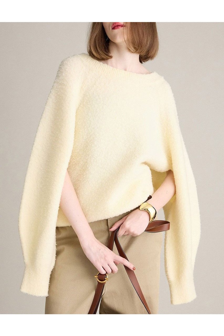 【ブリル/BRILL】のナッピングクルーネックプルオーバー インテリア・キッズ・メンズ・レディースファッション・服の通販 founy(ファニー) 　ファッション　Fashion　レディースファッション　Fashion for Women　トップス・カットソー　Cut & Sew Tops　ニット　Knit Tops & Sweaters　カジュアルプルオーバー・ニットトップス　Pullovers & Knit Tops / Casual Pullovers　フランス　France, French　新作・新入荷　New Arrivals / New In　クリーム|ID: prp329100004687935 ipo3291000000033852716