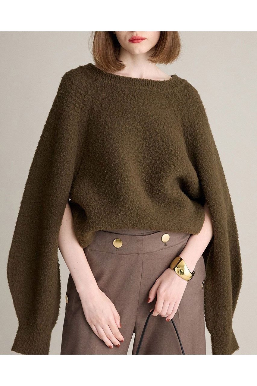 【ブリル/BRILL】のナッピングクルーネックプルオーバー 人気、トレンドファッション・服の通販 founy(ファニー) 　ファッション　Fashion　レディースファッション　Fashion for Women　トップス・カットソー　Cut & Sew Tops　ニット　Knit Tops & Sweaters　カジュアルプルオーバー・ニットトップス　Pullovers & Knit Tops / Casual Pullovers　フランス　France, French　新作・新入荷　New Arrivals / New In　other-2|ID: prp329100004687935 ipo3291000000033852720