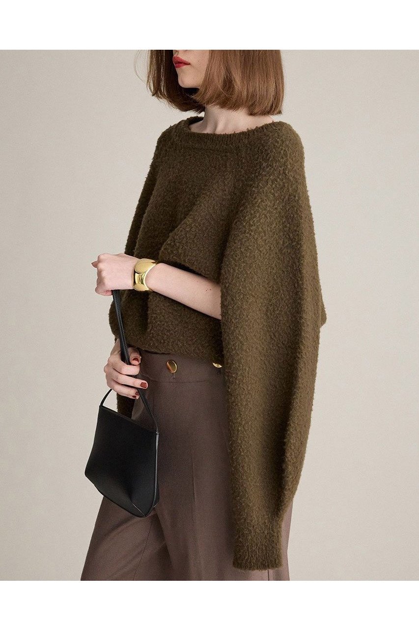 【ブリル/BRILL】のナッピングクルーネックプルオーバー 人気、トレンドファッション・服の通販 founy(ファニー) 　ファッション　Fashion　レディースファッション　Fashion for Women　トップス・カットソー　Cut & Sew Tops　ニット　Knit Tops & Sweaters　カジュアルプルオーバー・ニットトップス　Pullovers & Knit Tops / Casual Pullovers　フランス　France, French　新作・新入荷　New Arrivals / New In　other-3|ID: prp329100004687935 ipo3291000000033852721