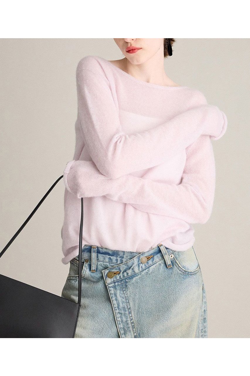 【ブリル/BRILL】のニュアンスシアクルーネック プルオーバー 人気、トレンドファッション・服の通販 founy(ファニー) 　ファッション　Fashion　レディースファッション　Fashion for Women　トップス・カットソー　Cut & Sew Tops　ニット　Knit Tops & Sweaters　カジュアルプルオーバー・ニットトップス　Pullovers & Knit Tops / Casual Pullovers　イタリア　Italy　ベビー　Baby, Babywear　ベーシック　Basic, Essential　エレガント 上品　Elegant　新作・新入荷　New Arrivals / New In　other-2|ID: prp329100004687936 ipo3291000000033852734