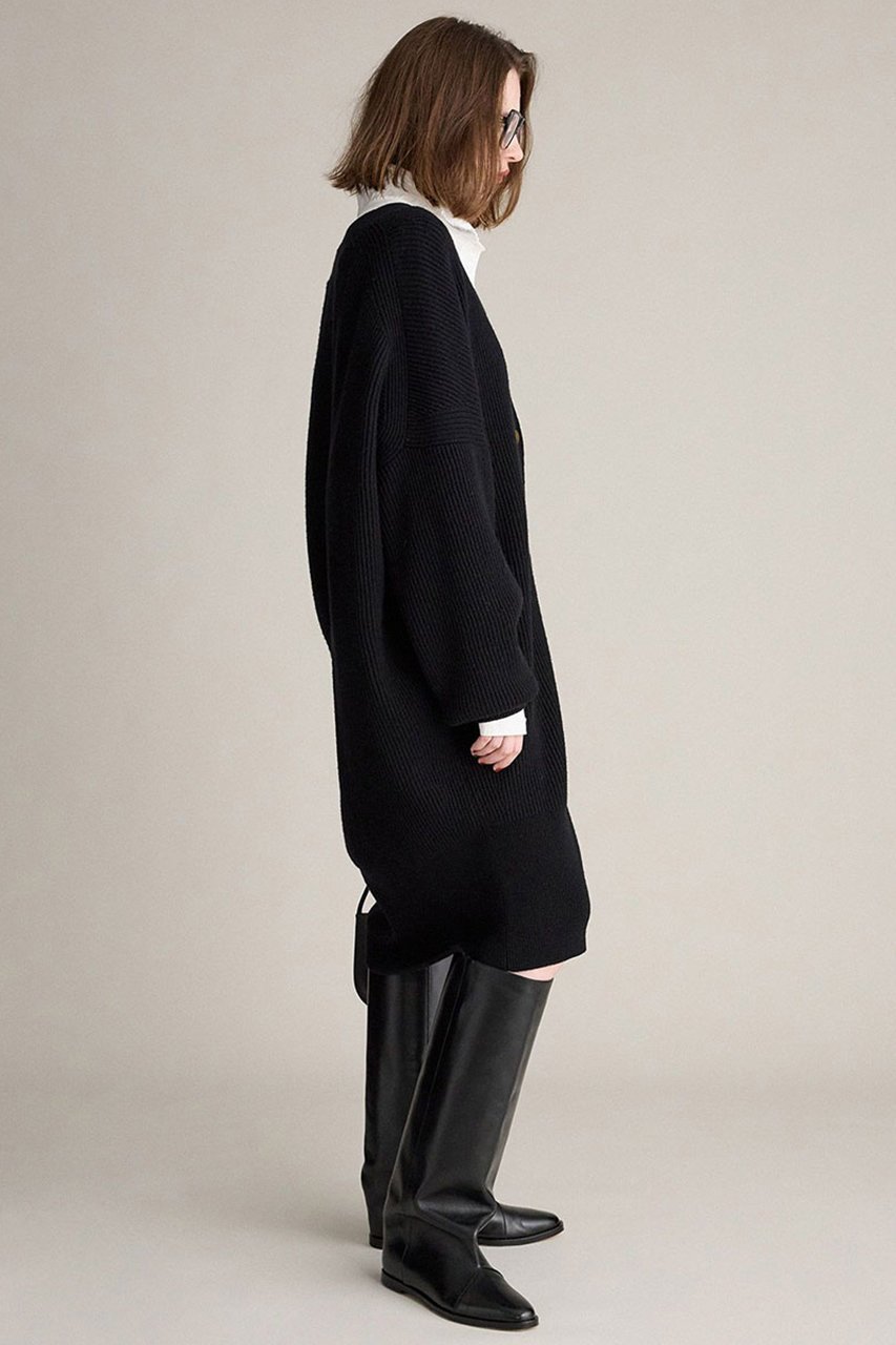 【ブリル/BRILL】のメリノロングカーディガン 人気、トレンドファッション・服の通販 founy(ファニー) 　ファッション　Fashion　レディースファッション　Fashion for Women　トップス・カットソー　Cut & Sew Tops　ニット　Knit Tops & Sweaters　カーディガン・羽織り　Layered Style Cardigans　おすすめ　Recommended / Our Picks　アクセサリー　Fashion Accessories　カーディガン　Cardigan, Knitwear　フランス　France, French　メタル　Metal, Metal Parts　畦　Ribbed Knit　other-8|ID: prp329100004687937 ipo3291000000035298475