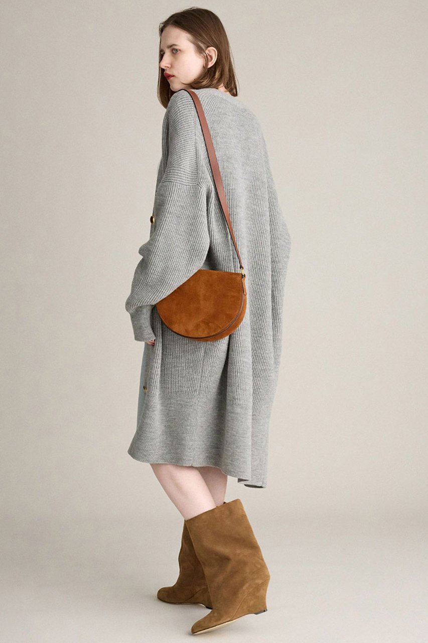 【ブリル/BRILL】のメリノロングカーディガン 人気、トレンドファッション・服の通販 founy(ファニー) 　ファッション　Fashion　レディースファッション　Fashion for Women　トップス・カットソー　Cut & Sew Tops　ニット　Knit Tops & Sweaters　カーディガン・羽織り　Layered Style Cardigans　おすすめ　Recommended / Our Picks　アクセサリー　Fashion Accessories　カーディガン　Cardigan, Knitwear　フランス　France, French　メタル　Metal, Metal Parts　畦　Ribbed Knit　other-7|ID: prp329100004687937 ipo3291000000035724963