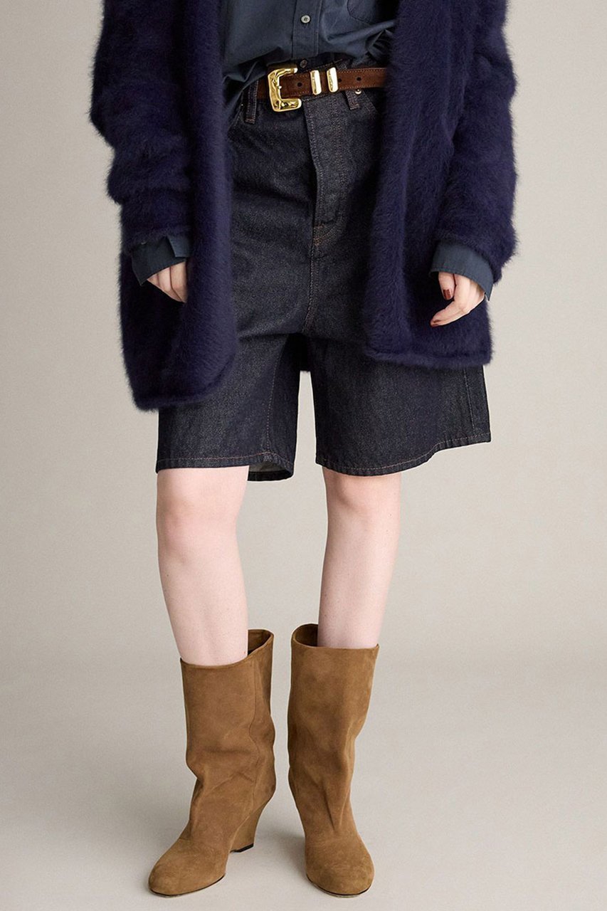 【ブリル/BRILL】のデニムハーフパンツ インテリア・キッズ・メンズ・レディースファッション・服の通販 founy(ファニー) 　ファッション　Fashion　レディースファッション　Fashion for Women　パンツ　Pants & Trousers　デニムパンツ・ジーンズ・美脚デニム　Denim Jeans & Pants　ショートパンツ・ハーフパンツ　High-Waisted & Relaxed Shorts　デニム　Denim, Jeans Material　ハーフ　Half, Half-Length　ヴィンテージ　Vintage Style　定番　Standard, Basic Item　新作・新入荷　New Arrivals / New In　インディゴ|ID: prp329100004687938 ipo3291000000033852762