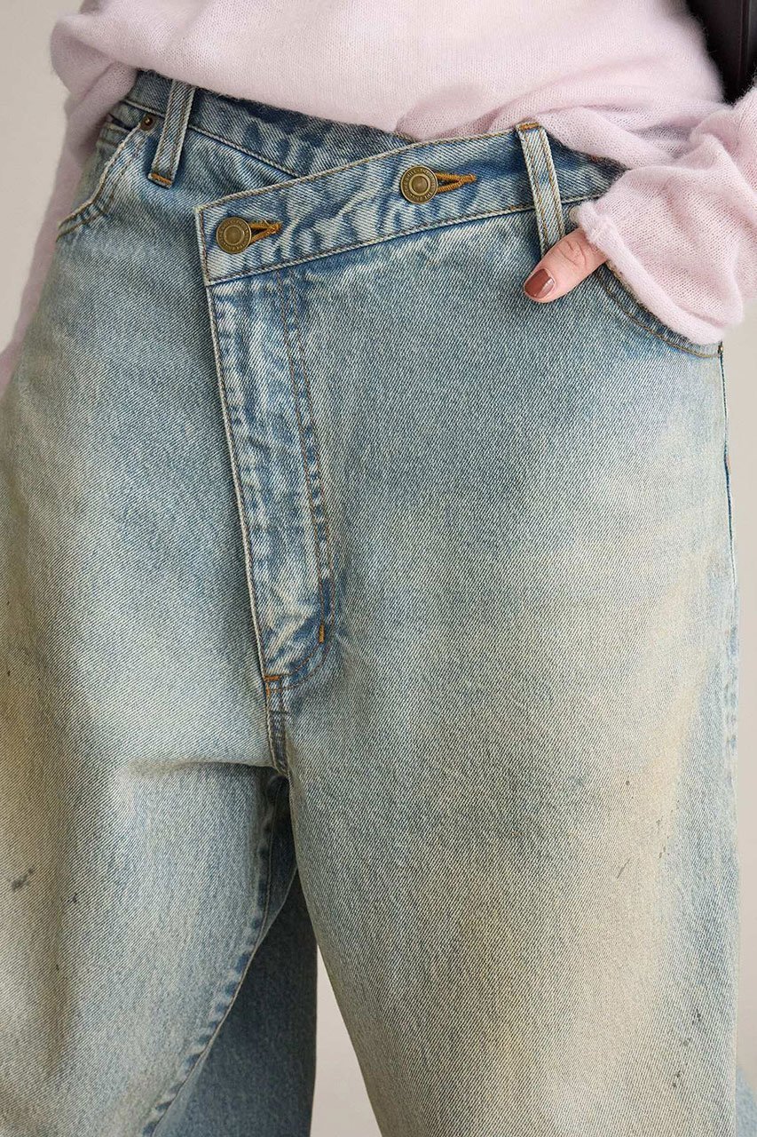 【ブリル/BRILL】のダートワイドデニム 人気、トレンドファッション・服の通販 founy(ファニー) 　ファッション　Fashion　レディースファッション　Fashion for Women　パンツ　Pants & Trousers　デニムパンツ・ジーンズ・美脚デニム　Denim Jeans & Pants　サスペンダー　Suspenders, Braces　デニム　Denim, Jeans Material　ポケット　Pocket, Pocket Detail　ワイド　Wide, Wide Fit　再入荷　Restock / Back in Stock　定番　Standard, Basic Item　other-8|ID: prp329100004687939 ipo3291000000035381166