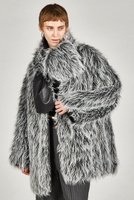【プランク プロジェクト/PRANK PROJECT】のリバーシブルファーコート / Reversible Fur Coat 人気、トレンドファッション・服の通販 founy(ファニー) ファッション Fashion レディースファッション Fashion for Women アウター Coat / Outerwear Collection コート・ロングコート・ピーコート Long Coats, Peacoats & More ウェーブ Wavy Pattern カーディガン Cardigan, Knitwear フェイクレザー Faux Leather, PU Leather マフラー Scarf, Muffler リバーシブル Reversible, Two-Sided ロング Long, Long-Length 新作・新入荷 New Arrivals / New In |ID:prp329100004687940