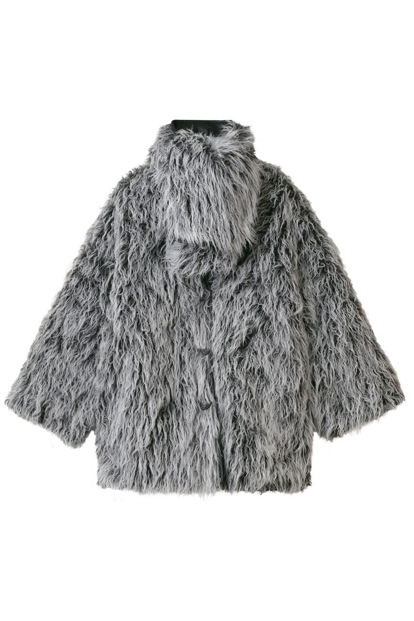 【プランク プロジェクト/PRANK PROJECT】のリバーシブルファーコート / Reversible Fur Coat 人気、トレンドファッション・服の通販 founy(ファニー) 　ファッション　Fashion　レディースファッション　Fashion for Women　アウター　Coat / Outerwear Collection　コート・ロングコート・ピーコート　Long Coats, Peacoats & More　ウェーブ　Wavy Pattern　カーディガン　Cardigan, Knitwear　フェイクレザー　Faux Leather, PU Leather　マフラー　Scarf, Muffler　リバーシブル　Reversible, Two-Sided　ロング　Long, Long-Length　 other-1|ID: prp329100004687940 ipo3291000000036502054