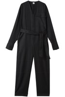 【バウト/BOWTE】のFINE COUNT COTTON PIECE DYE ALL IN ONE/オールインワン 人気、トレンドファッション・服の通販 founy(ファニー) ファッション Fashion レディースファッション Fashion for Women パンツ Pants & Trousers おすすめ Recommended / Our Picks イヤリング Earrings フラップ Flap, Flap Pocket ポケット Pocket, Pocket Detail ロング Long, Long-Length |ID:prp329100004687941