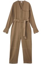 【バウト/BOWTE】のFINE COUNT COTTON PIECE DYE ALL IN ONE/オールインワン 人気、トレンドファッション・服の通販 founy(ファニー) ファッション Fashion レディースファッション Fashion for Women パンツ Pants & Trousers おすすめ Recommended / Our Picks イヤリング Earrings フラップ Flap, Flap Pocket ポケット Pocket, Pocket Detail ロング Long, Long-Length thumbnail モカ|ID: prp329100004687941 ipo3291000000036227183