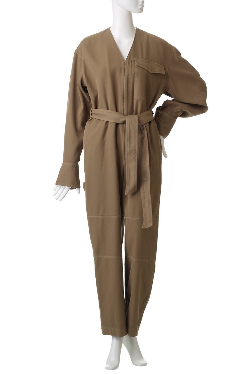 【バウト/BOWTE】のFINE COUNT COTTON PIECE DYE ALL IN ONE/オールインワン 人気、トレンドファッション・服の通販 founy(ファニー) 　ファッション　Fashion　レディースファッション　Fashion for Women　パンツ　Pants & Trousers　おすすめ　Recommended / Our Picks　イヤリング　Earrings　フラップ　Flap, Flap Pocket　ポケット　Pocket, Pocket Detail　ロング　Long, Long-Length　other-2|ID: prp329100004687941 ipo3291000000036227184