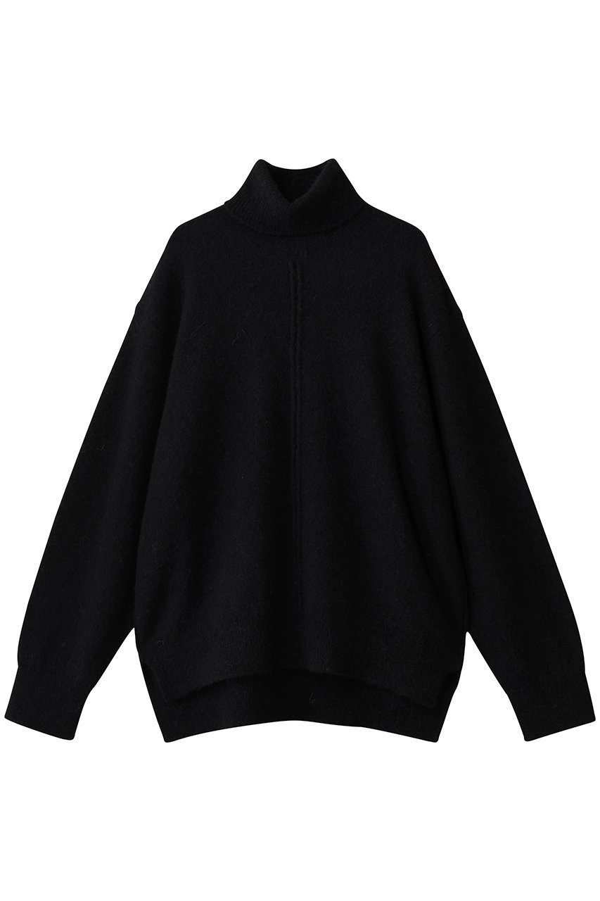【シュタイン/ssstein】の【UNISEX】WOOL/ALPACA KNIT LOOSE TURTLE NECK PO インテリア・キッズ・メンズ・レディースファッション・服の通販 founy(ファニー) 　ファッション　Fashion　レディースファッション　Fashion for Women　トップス・カットソー　Cut & Sew Tops　ニット　Knit Tops & Sweaters　カジュアルプルオーバー・ニットトップス　Pullovers & Knit Tops / Casual Pullovers　ユニセックス　Unisex, Genderless　なめらか　Smooth, Silky Texture　タートルネック　Turtleneck, High Neck　ベビー　Baby, Babywear　冬　Winter / This Winter　ブラック|ID: prp329100004687944 ipo3291000000036792613