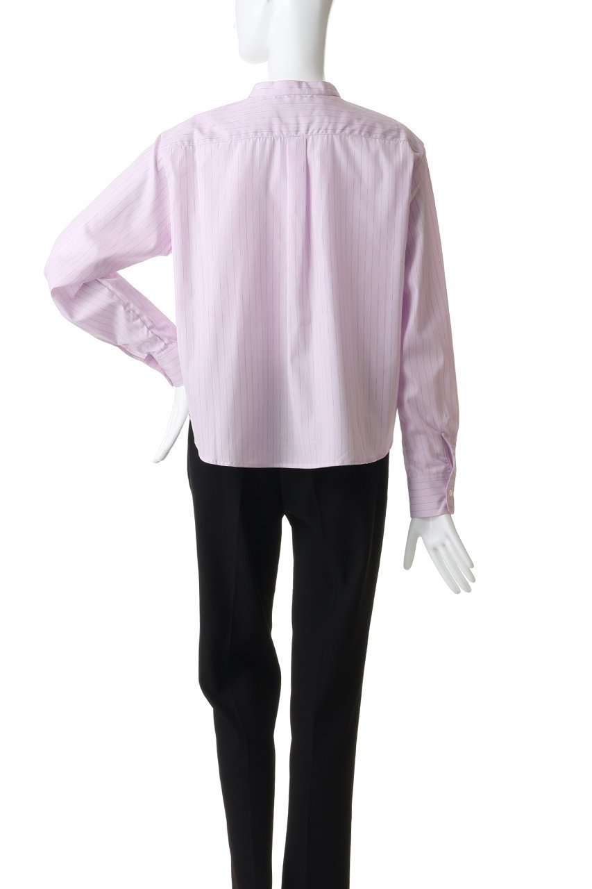 【ミディウミ/MidiUmi】のpatterned short shirt シャツ 人気、トレンドファッション・服の通販 founy(ファニー) 　ファッション　Fashion　レディースファッション　Fashion for Women　トップス・カットソー　Cut & Sew Tops　シャツ・ブラウス・オフィスカジュアル　Elegant Blouses & Button-Ups　ロングTシャツ・Tシャツ　Longline T-Shirts & Tees　2026年　2026　ショート　Short, Short Length　シンプル　Simple, Minimal　ストライプ　Stripe, Striped Pattern　スリーブ　Sleeve, Long Sleeve / Short Sleeve　バランス　Balance, Style Balance　ブロード　Broadcloth, Fine Cotton　ロング　Long, Long-Length　夏　Summer　春　Spring　S/S・春夏　SS, Spring/Summer, Warm Season　other-4|ID: prp329100004689223 ipo3291000000035890739