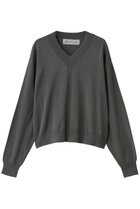 【ミディウミ/MidiUmi】のV neck knit PO プルオーバー 人気、トレンドファッション・服の通販 founy(ファニー) ファッション Fashion レディースファッション Fashion for Women トップス・カットソー Cut & Sew Tops ニット Knit Tops & Sweaters カジュアルプルオーバー・ニットトップス Pullovers & Knit Tops / Casual Pullovers シンプル Simple, Minimal ジャケット Jacket, Outerwear ハイネック High Neck, Mock Neck 秋 Autumn thumbnail c.gray|ID: prp329100004689227 ipo3291000000033866081