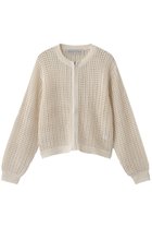【ミディウミ/MidiUmi】のmesh knit zip CD カーディガン kinari|ID: prp329100004689228 ipo3291000000035986208