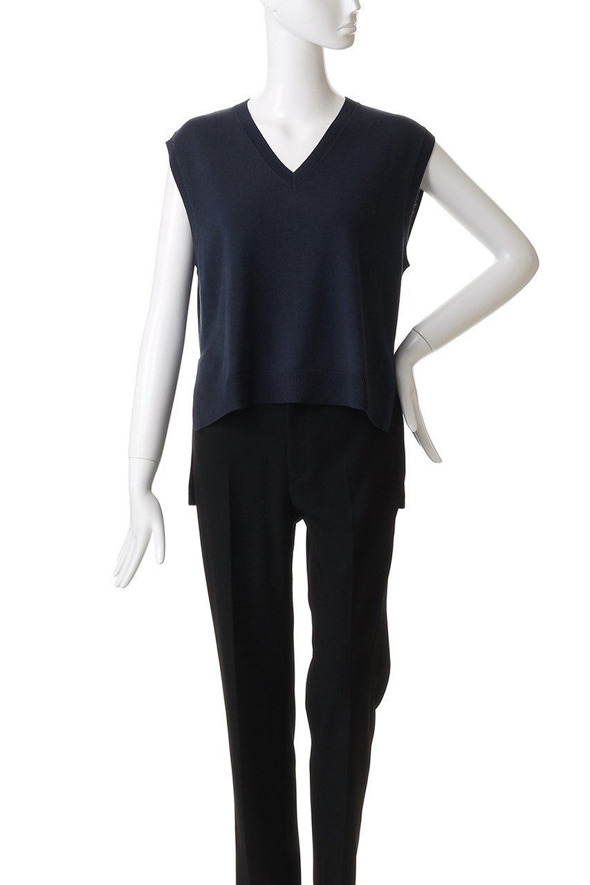 【ミディウミ/MidiUmi】のhigh-low V neck vest ベスト 人気、トレンドファッション・服の通販 founy(ファニー) ファッション Fashion レディースファッション Fashion for Women トップス・カットソー Cut & Sew Tops ニット Knit Tops & Sweaters ベスト&ジレ / 重ね着スタイル Vests & Gilets カジュアルプルオーバー・ニットトップス Pullovers & Knit Tops / Casual Pullovers シンプル Simple, Minimal ジャケット Jacket, Outerwear スリット Slit, Slit Detail ベスト Vest, Waistcoat other-2|ID: prp329100004689230 ipo3291000000033866108