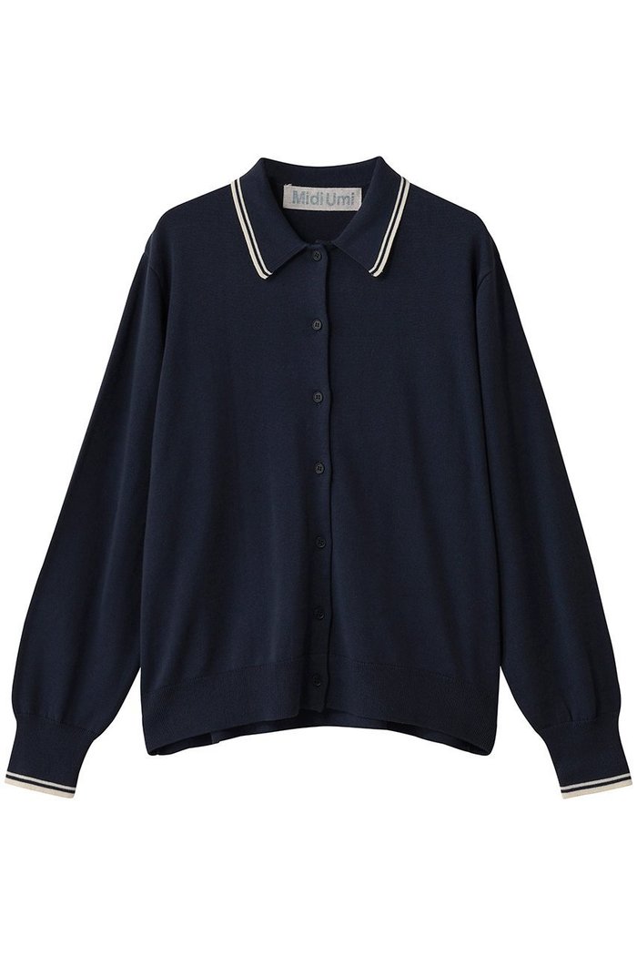 【ミディウミ/MidiUmi】のpolo knit CD カーディガン インテリア・キッズ・メンズ・レディースファッション・服の通販 founy(ファニー) https://founy.com/ ファッション Fashion レディースファッション Fashion for Women トップス・カットソー Cut & Sew Tops ニット Knit Tops & Sweaters カーディガン・羽織り Layered Style Cardigans カーディガン Cardigan, Knitwear |ID: prp329100004689231 ipo3291000000035948166
