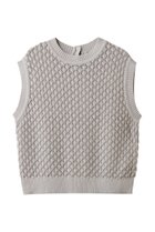 【ミディウミ/MidiUmi】のmesh knit vest ベスト l.gray|ID: prp329100004689237 ipo3291000000033866162