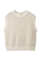 【ミディウミ/MidiUmi】のmesh knit vest ベスト ivory|ID: prp329100004689237 ipo3291000000035948174