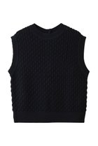 【ミディウミ/MidiUmi】のmesh knit vest ベスト navy|ID: prp329100004689237 ipo3291000000035948175