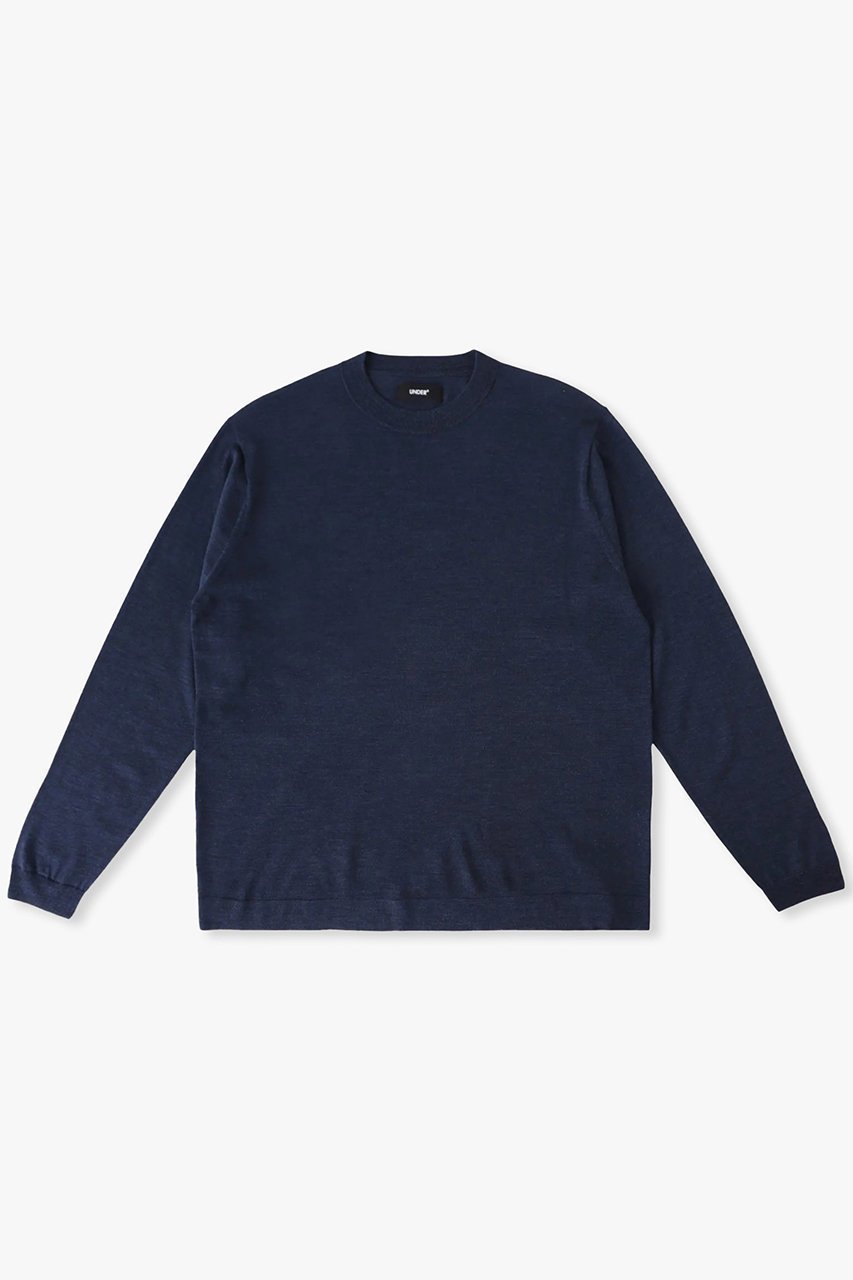 【アンダーアール/UNDER R】の【UNDER R】ハイゲージニット プルオーバー インテリア・キッズ・メンズ・レディースファッション・服の通販 founy(ファニー) 　ファッション　Fashion　レディースファッション　Fashion for Women　トップス・カットソー　Cut & Sew Tops　ニット　Knit Tops & Sweaters　カジュアルプルオーバー・ニットトップス　Pullovers & Knit Tops / Casual Pullovers　ユニセックス　Unisex, Genderless　なめらか　Smooth, Silky Texture　インナー　Innerwear　カットソー　Cut and Sewn Top　クラシカル　Classical, Vintage-Inspired　フィット　Fit, Slim Fit　レギュラー　Regular, Standard Fit　エレガント 上品　Elegant　再入荷　Restock / Back in Stock　navy|ID: prp329100004689238 ipo3291000000033866169
