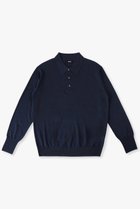 【アンダーアール/UNDER R】の【UNDER R】ハイゲージニットポロ ロングスリーブシャツ 人気、トレンドファッション・服の通販 founy(ファニー) ファッション Fashion レディースファッション Fashion for Women トップス・カットソー Cut & Sew Tops ニット Knit Tops & Sweaters シャツ・ブラウス・オフィスカジュアル Elegant Blouses & Button-Ups カジュアルプルオーバー・ニットトップス Pullovers & Knit Tops / Casual Pullovers ユニセックス Unisex, Genderless なめらか Smooth, Silky Texture インナー Innerwear カットソー Cut and Sewn Top クラシカル Classical, Vintage-Inspired フィット Fit, Slim Fit レギュラー Regular, Standard Fit エレガント 上品 Elegant 再入荷 Restock / Back in Stock thumbnail navy|ID: prp329100004689239 ipo3291000000033866174