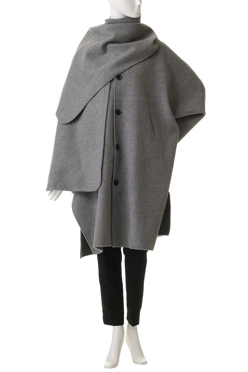 【ニアー ニッポン/near.nippon】のストール付き ケープコート 人気、トレンドファッション・服の通販 founy(ファニー) 　ファッション　Fashion　レディースファッション　Fashion for Women　アウター　Coat / Outerwear Collection　コート・ロングコート・ピーコート　Long Coats, Peacoats & More　ストール　Stole, Wrap　トレンド　Trend, Trending Now　ラグジュアリー　Luxury, Elegant　ロング　Long, Long-Length　エレガント 上品　Elegant　定番　Standard, Basic Item　A/W・秋冬　Autumn/Winter　other-2|ID: prp329100004689266 ipo3291000000035840411