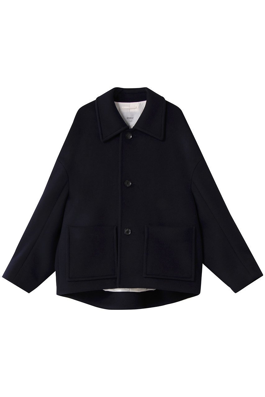 【ニアー ニッポン/near.nippon】のシャルムビーバー ジャケットコート インテリア・キッズ・メンズ・レディースファッション・服の通販 founy(ファニー) 　ファッション　Fashion　レディースファッション　Fashion for Women　アウター　Coat / Outerwear Collection　コート・ロングコート・ピーコート　Long Coats, Peacoats & More　レディースジャケット・軽アウター　Jackets　コクーン　Cocoon, Cocoon Silhouette　ショルダー　Shoulder, Shoulder Strap　ショート　Short, Short Length　ジャケット　Jacket, Outerwear　トレンド　Trend, Trending Now　ドロップ　Drop Shoulder, Dropped Style　フォルム　Silhouette, Form　ボトム　Bottoms, Lower Wear　ミドル　Middle Length, Mid Height　エレガント 上品　Elegant　新作・新入荷　New Arrivals / New In　ネイビー|ID: prp329100004689268 ipo3291000000033866351