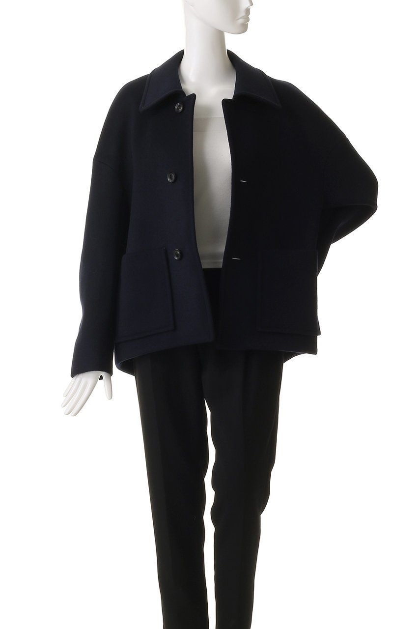 【ニアー ニッポン/near.nippon】のシャルムビーバー ジャケットコート 人気、トレンドファッション・服の通販 founy(ファニー) 　ファッション　Fashion　レディースファッション　Fashion for Women　アウター　Coat / Outerwear Collection　コート・ロングコート・ピーコート　Long Coats, Peacoats & More　レディースジャケット・軽アウター　Jackets　コクーン　Cocoon, Cocoon Silhouette　ショルダー　Shoulder, Shoulder Strap　ショート　Short, Short Length　ジャケット　Jacket, Outerwear　トレンド　Trend, Trending Now　ドロップ　Drop Shoulder, Dropped Style　フォルム　Silhouette, Form　ボトム　Bottoms, Lower Wear　ミドル　Middle Length, Mid Height　エレガント 上品　Elegant　other-7|ID: prp329100004689268 ipo3291000000035585576