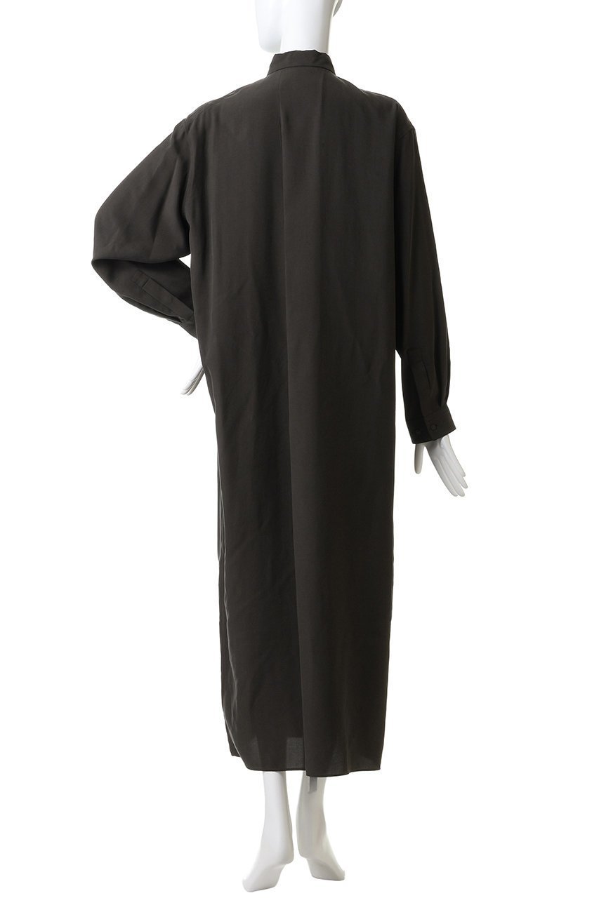 【エイトン/ATON】のSILK SUEDE ボタンダウン シャツ ドレス 人気、トレンドファッション・服の通販 founy(ファニー) 　ファッション　Fashion　レディースファッション　Fashion for Women　ワンピース　Dresses　フォーマル・パーティードレス・結婚式用ドレス　Elegant & Casual Dresses　チュニック　Tunic Tops & Dresses　シルク　Silk, 100% Silk　ストレート　Straight, Straight Cut　ダウン　Down, Puffer　チュニック　Tunic, Long Top　ドレス　Dress, One-Piece　ロング　Long, Long-Length　新作・新入荷　New Arrivals / New In　other-4|ID: prp329100004689271 ipo3291000000033866386