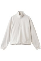 【イレーヴ/YLEVE】の【UNISEX】【Y】RECYCLE ポリエステル フリース ハーフ ジップ プルオーバー ホワイト|ID:prp329100004689273