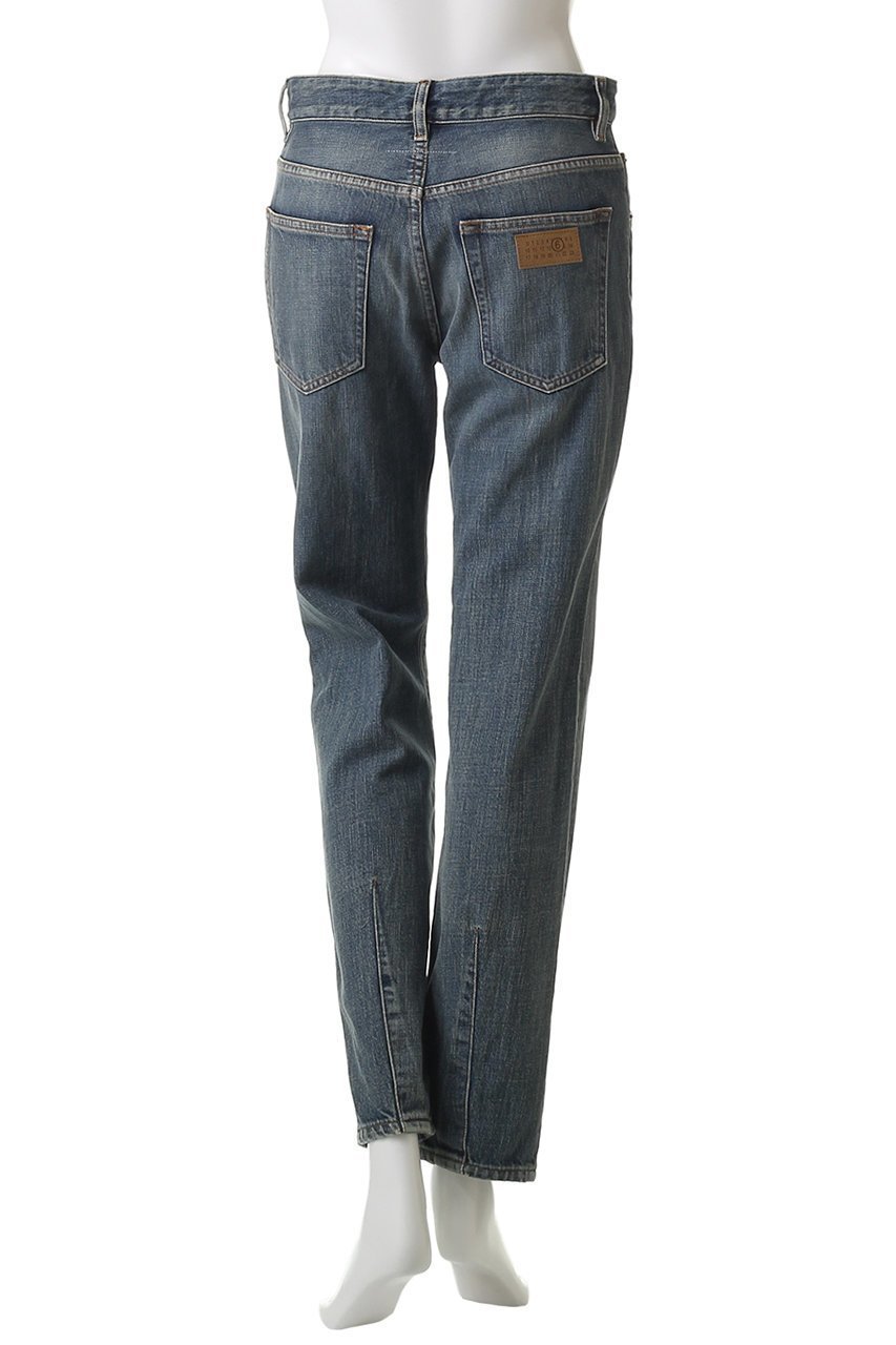 【エムエム6 メゾン マルタン マルジェラ/MM6 Maison Martin Margiela】の5ポケット デニムパンツ 人気、トレンドファッション・服の通販 founy(ファニー) 　ファッション　Fashion　レディースファッション　Fashion for Women　パンツ　Pants & Trousers　デニムパンツ・ジーンズ・美脚デニム　Denim Jeans & Pants　クラシック　Classic, Timeless Style　ジャケット　Jacket, Outerwear　ストレート　Straight, Straight Cut　デニム　Denim, Jeans Material　ポケット　Pocket, Pocket Detail　新作・新入荷　New Arrivals / New In　other-4|ID: prp329100004689275 ipo3291000000033866412