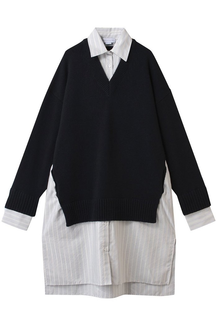 【ステラ マッカートニー/STELLA McCARTNEY】のニット&ファブリックドレス インテリア・キッズ・メンズ・レディースファッション・服の通販 founy(ファニー) https://founy.com/ ファッション Fashion レディースファッション Fashion for Women ワンピース Dresses フォーマル・パーティードレス・結婚式用ドレス Elegant & Casual Dresses チュニック Tunic Tops & Dresses シルク Silk, 100% Silk ストライプ Stripe, Striped Pattern チュニック Tunic, Long Top ドレス Dress, One-Piece 新作・新入荷 New Arrivals / New In |ID: prp329100004689278 ipo3291000000033866432
