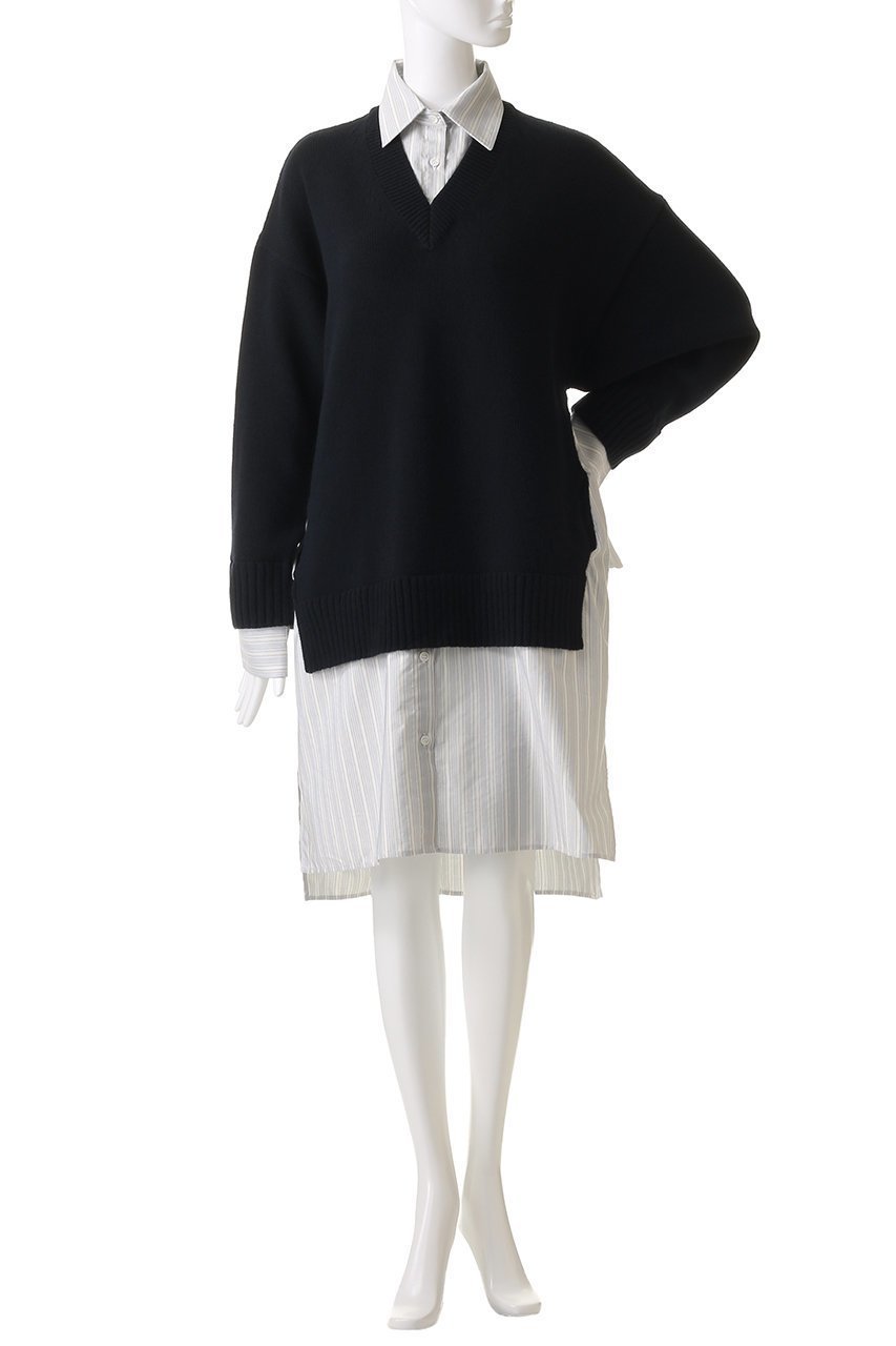 【ステラ マッカートニー/STELLA McCARTNEY】のニット&ファブリックドレス 人気、トレンドファッション・服の通販 founy(ファニー) 　ファッション　Fashion　レディースファッション　Fashion for Women　ワンピース　Dresses　フォーマル・パーティードレス・結婚式用ドレス　Elegant & Casual Dresses　チュニック　Tunic Tops & Dresses　シルク　Silk, 100% Silk　ストライプ　Stripe, Striped Pattern　チュニック　Tunic, Long Top　ドレス　Dress, One-Piece　新作・新入荷　New Arrivals / New In　other-2|ID: prp329100004689278 ipo3291000000033866436