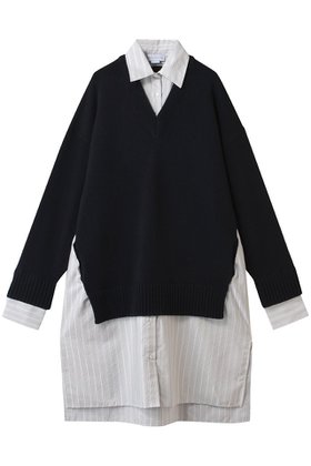 【ステラ マッカートニー/STELLA McCARTNEY】 ニット&ファブリックドレス人気、トレンドファッション・服の通販 founy(ファニー) ファッション Fashion レディースファッション Fashion for Women ワンピース Dresses フォーマル・パーティードレス・結婚式用ドレス Elegant & Casual Dresses チュニック Tunic Tops & Dresses シルク Silk, 100% Silk ストライプ Stripe, Striped Pattern チュニック Tunic, Long Top ドレス Dress, One-Piece |ID:prp329100004689278