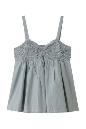 【ヌキテパ/NE QUITTEZ PAS】 COTTON ORGANZA フリルド キャミ トップ人気、トレンドファッション・服の通販 founy(ファニー) ファッション Fashion レディースファッション Fashion for Women トップス・カットソー Cut & Sew Tops キャミソール&ノースリーブ Camisoles & Sleeveless Tops シャツ・ブラウス・オフィスカジュアル Elegant Blouses & Button-Ups カットソー Cut and Sewn Top キャミ Camisole, Cami Top ノースリーブ Sleeveless, No-Sleeve フェミニン Feminine, Girly 新作・新入荷 New Arrivals / New In |ID:prp329100004689285
