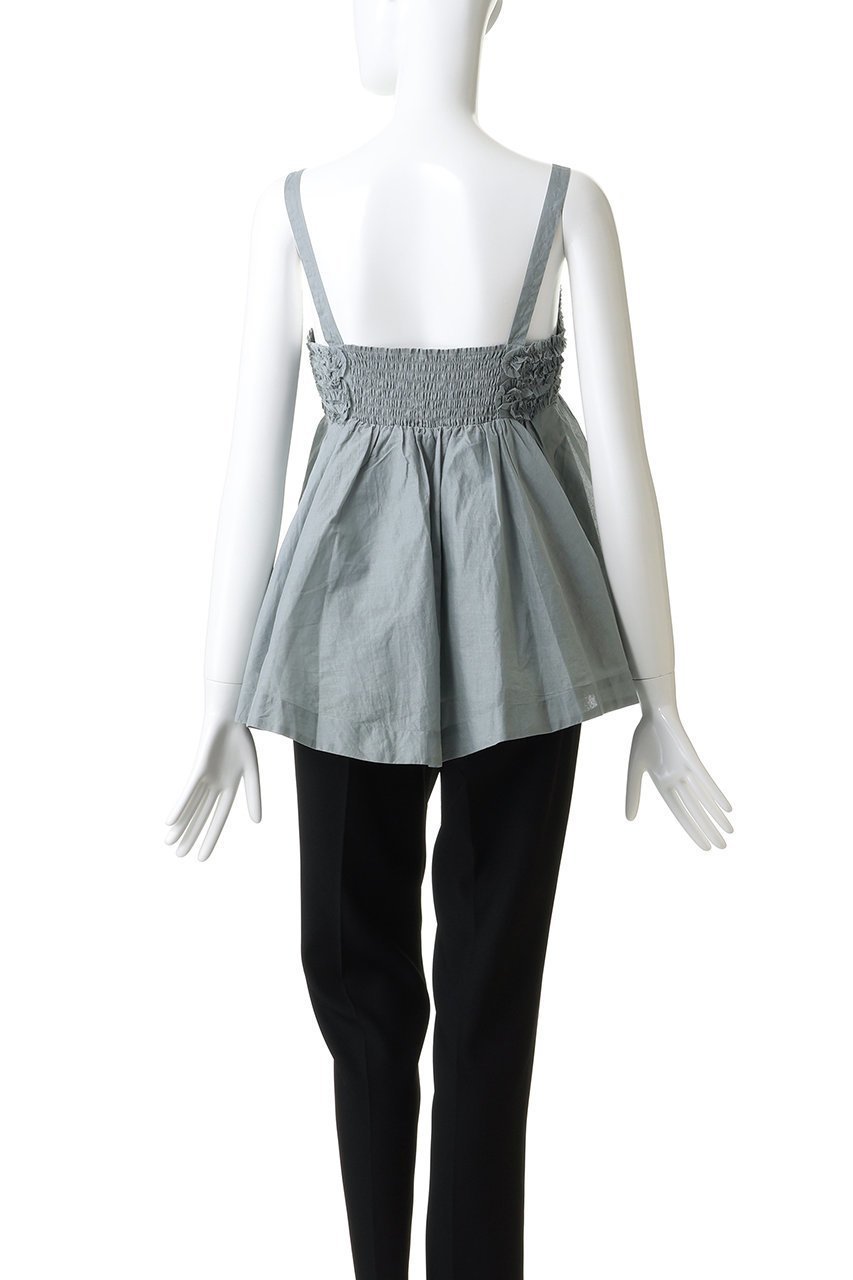 【ヌキテパ/NE QUITTEZ PAS】のCOTTON ORGANZA フリルド キャミ トップ 人気、トレンドファッション・服の通販 founy(ファニー) 　ファッション　Fashion　レディースファッション　Fashion for Women　トップス・カットソー　Cut & Sew Tops　キャミソール&ノースリーブ　Camisoles & Sleeveless Tops　シャツ・ブラウス・オフィスカジュアル　Elegant Blouses & Button-Ups　カットソー　Cut and Sewn Top　キャミ　Camisole, Cami Top　ノースリーブ　Sleeveless, No-Sleeve　フェミニン　Feminine, Girly　新作・新入荷　New Arrivals / New In　other-4|ID: prp329100004689285 ipo3291000000033866484