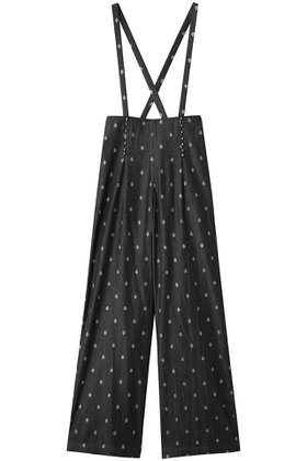 【ヌキテパ/NE QUITTEZ PAS】のDENIM FOIL PRINT ボタン パンツ 人気、トレンドファッション・服の通販 founy(ファニー) ファッション Fashion レディースファッション Fashion for Women パンツ Pants & Trousers おすすめ Recommended / Our Picks カットソー Cut and Sewn Top サスペンダー Suspenders, Braces シャンブレー Chambray, Denim-Like Fabric シルバー Silver, Metallic Silver シンプル Simple, Minimal デニム Denim, Jeans Material プリント Print, Printed Pattern メタル Metal, Metal Parts |ID:prp329100004689289