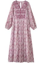 【ヌキテパ/NE QUITTEZ PAS】のDOBBY STRIPE ダマスク プリント ヨーク シャーリング ドレス ピンク|ID: prp329100004689293 ipo3291000000036204019